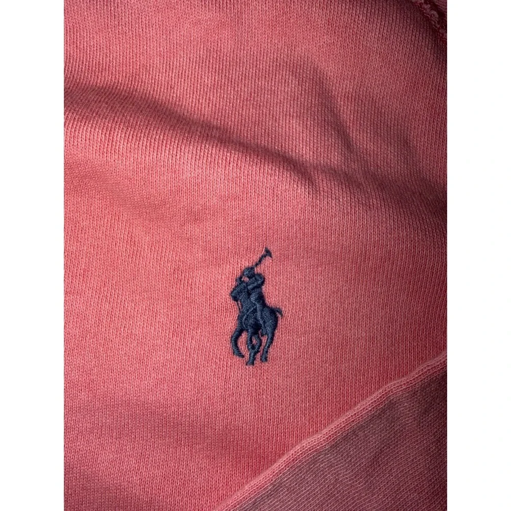 Polo Ralph Lauren Sweatshirt Mens XXL Pink French Terry Raglan Crew Neck